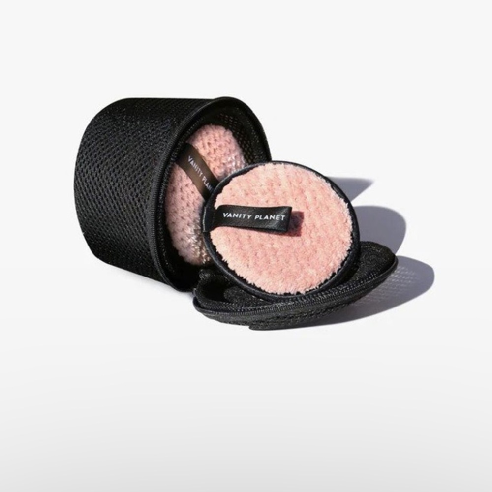VANITY PLANET Lusha Reusable Facial Rounds & Mesh Bag